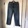 Madewell Jeans | Madewell Classic Straight Jean Cropped 28 Tall | Color: Blue | Size: 28 Tall