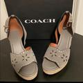 Coach Shoes | Coach Kelsi Wedge (Coach Fg3464) Heather Grey | Color: Gray | Size: 10