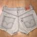 Levi's Shorts | Levi High Waisted Shorts Light Wash Denim- Sz 26 | Color: Blue | Size: 26