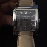 Burberry Accessories | Men’s Burberry Watch With Gray Face And Beige Band | Color: Gray/Tan | Size: Os