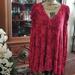 Free People Dresses | Free People Hello Lover Long Sleeve Tunic Or Mini | Color: Pink/Red | Size: Xs