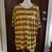 Lularoe Tops | Lularoe Irma Tunic | Color: Black/Yellow | Size: M