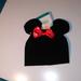 Disney Other | Disney Baby Minnie Cap Infant W/Red Bow | Color: Red/White | Size: Osbb