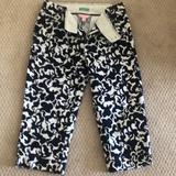 Lilly Pulitzer Pants & Jumpsuits | Lilly Pulitzer Capris. Navy And White Corduroy Sz0 | Color: Blue/White | Size: 0