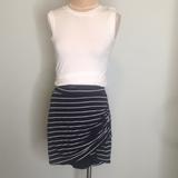 Zara Skirts | Mini Skirt | Color: Blue/White | Size: S