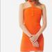 Urban Outfitters Dresses | 3 For $25 Uo Lola Y-Neck Sweater Dress | Color: Orange | Size: S