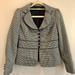 Nine West Jackets & Coats | Euc Nine West Houndstooth Blazer, Size 6p | Color: Black/White | Size: 6p