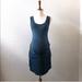 Anthropologie Dresses | Maternity Micheal Stars Blue Fitted Tank Dress | Color: Blue | Size: Sm