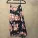 Brandy Melville Dresses | Brandy Melville Floral Dress | Color: Black/Pink | Size: S
