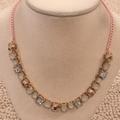 J. Crew Jewelry | J.Crew Ladies Multi Gem Crystal Necklace | Color: Gold | Size: Os