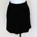 J. Crew Skirts | J Crew Black Velvet Paperbag Skirt | Color: Black | Size: 4