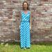 Lilly Pulitzer Dresses | Lilly Pulitzer Striped Maxi Dress | Color: Blue/White | Size: M