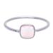 Special One,'Hand Crafted Pink Chalcedony Solitaire Ring'