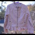 Michael Kors Jackets & Coats | Michael Kors Leather Jacket Pu 5/6 | Color: Pink | Size: 5g