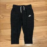 Nike Bottoms | Girls Black Nike Joggers | Color: Black/Gray | Size: Mg