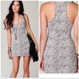 Free People Dresses | Free People Cheetah Bodycon Mini Dress | Color: Gray | Size: M
