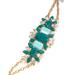 J. Crew Jewelry | Jcrew Green Resin Crystal Bracelet | Color: Gold/Green | Size: Os