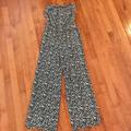 American Eagle Outfitters Pants & Jumpsuits | Cute Halter Overall | Color: Black/White | Size: Xs