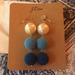 J. Crew Jewelry | J.Crew Ball Drop Earrings- New | Color: Blue | Size: Os