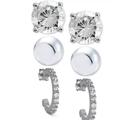 Giani Bernini Jewelry | Cubic Zirconia Sterling Silver Earring | Color: Silver | Size: Os