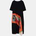 Zara Dresses | Flowing Round Neck Dress | Color: Black/Red | Size: Various