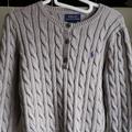 Polo By Ralph Lauren Shirts & Tops | Girl's Polo Sweater | Color: Gray/Purple | Size: 6g