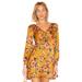 Free People Dresses | Free People Morning Light Dress Nwt $128 | Color: Gold/Purple | Size: 2