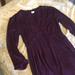 J. Crew Dresses | J Crew Plum Cotton / Rayon Blend Dress - Medium | Color: Purple | Size: M