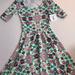 Lularoe Dresses | Lularoe Nicole Dress Xs Vintage Htf Unicorn Nwt | Color: Green | Size: Xs