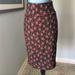 Lularoe Skirts | Lularoe Cassie Pencil Skirt Medium M Floral New | Color: Green/Red | Size: M