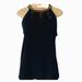 Michael Kors Tops | Micheal Kors Black Chain Halter Tank Nwot | Color: Black/Gold | Size: S