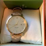 Kate Spade Accessories | Kate Spade Rose Gold Leather Strap Watch | Color: Cream/Pink | Size: Os