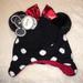 Disney Accessories | Disney Minnie Mouse Hat And Glove Set | Color: Black/Red/White | Size: Osbb