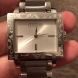 Coach Accessories | Coach Stainless Steel Watch | Color: Silver/Tan | Size: Os