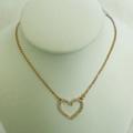 Kate Spade Jewelry | Kate Spade Pave Heart Mini Pendant Necklace Rsgold | Color: Gold | Size: Os