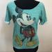 Disney Tops | Disney Mickey Mouse Shirt Sleeve Sweatshirt | Color: Green | Size: Xs