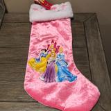 Disney Holiday | Disney Princesses Pink Christmas Stocking Nwt | Color: Pink/White | Size: Os