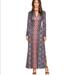 Free People Dresses | Free People Boho Maxi Dress | Color: Purple/Red | Size: Xs