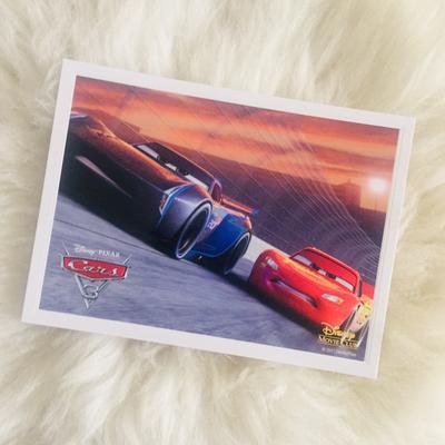 Disney Wall Decor | Disney Cars Limited Edition Lithograph | Color: Blue/Red | Size: Approx: 5.25” X 7.25”