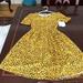 Lularoe Dresses | Lularoe Amelia Dress, Yellow, Springy, Xxs, Nwt | Color: Gray/Yellow | Size: Xxs
