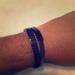 Michael Kors Jewelry | Michael Kors Metal/Leather Double Wrap Bracelet | Color: Black | Size: Os