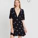 Free People Dresses | Free People Mocking Bird Embroidered Minidress Nwt | Color: Black | Size: Various