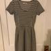 Madewell Dresses | Madewell Striped Dress | Color: Black/White | Size: 0