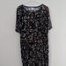 Lularoe Dresses | Lularoe Floral Julia | Color: Black/Pink | Size: Xxl