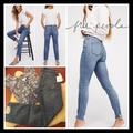 Free People Jeans | N.W.T. Free People Boyfriend Jeans | Color: Blue | Size: 25=Size 0