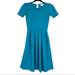 Lularoe Dresses | Lularoe Teal Amelia Dress | Color: Blue/Green | Size: Xxs