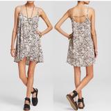 Free People Dresses | Free People Intimately Emily Printed Dress | Color: Cream/White | Size: M