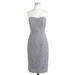 J. Crew Dresses | J Crew Kelsey Strapless Lace Dress - Storm Grey | Color: Gray/Silver | Size: 4