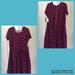 Lularoe Dresses | Lularoe Amelia Bnwt | Color: Purple | Size: 3x