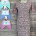 Lularoe Dresses | Lularoe Nwt Xs Julia Dress | Color: Gray/Pink | Size: Xs
